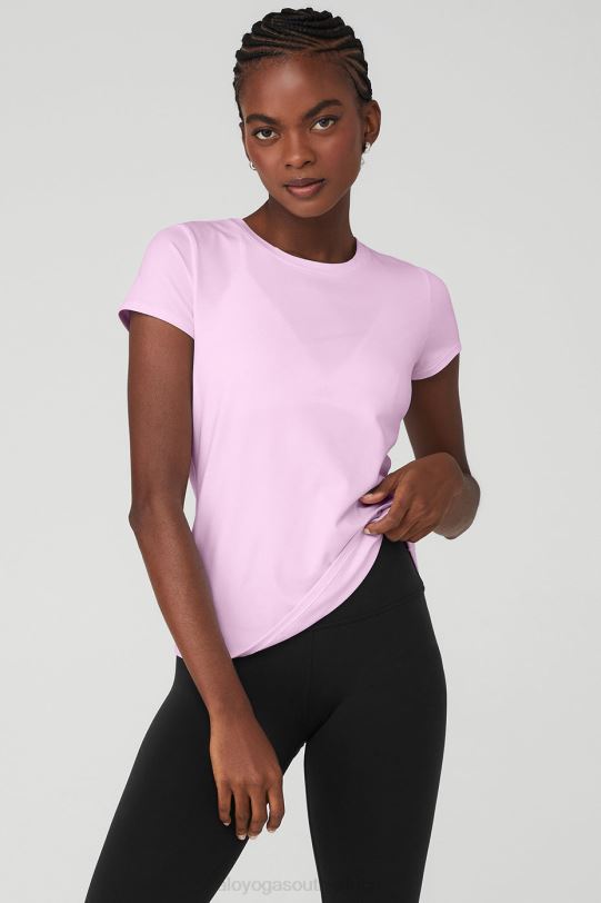 Clothing ZA Alo Yoga Women ALOSOFT FINESSE TEE Sugarplum Pink 86024405  [86024405] : Shop The Finest Alo Yoga Mat Towel South Africa, Every piece  of Alo Yoga comes from our practice.